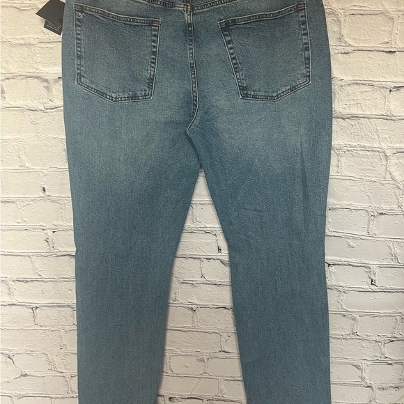 Fashion Nova Ripped Dad jeans size13 wide - Picture 4 of 13